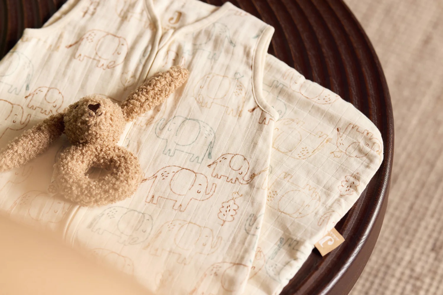 Jollein Schlafsack Hydrophil 90cm Elephant Tales