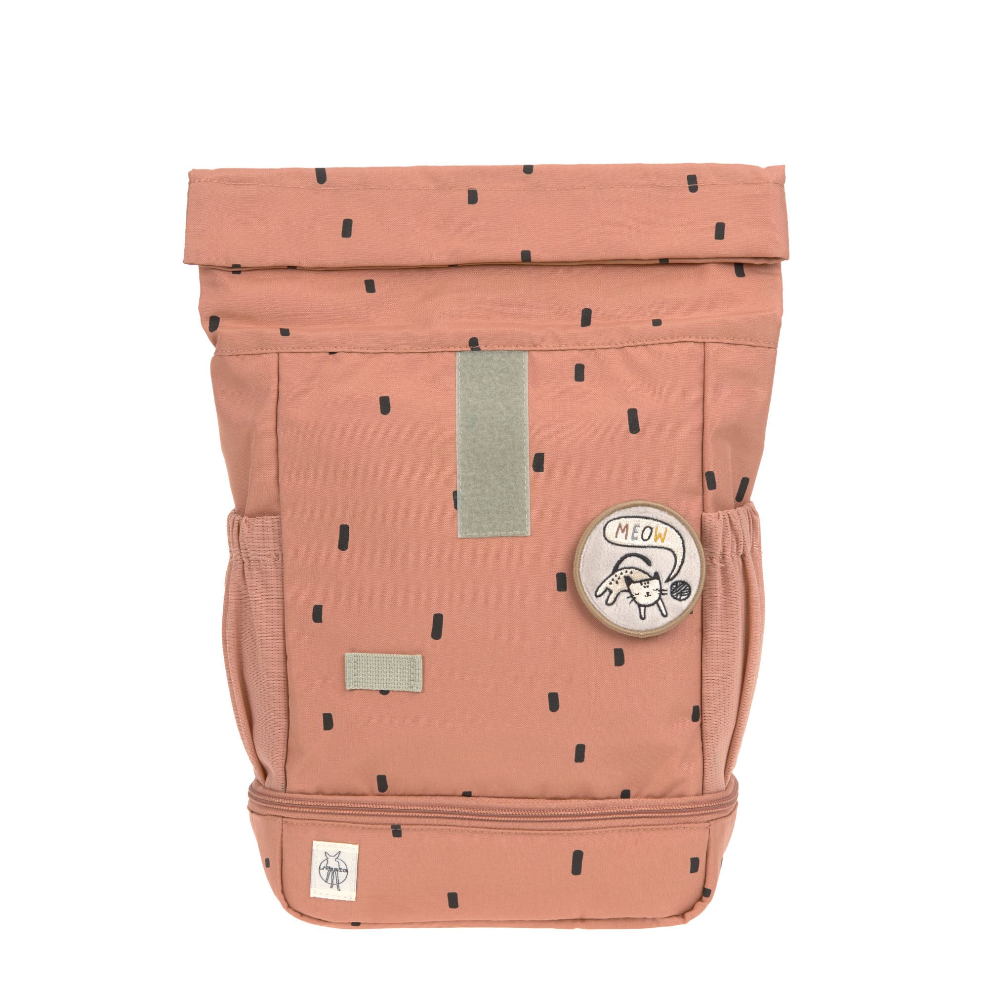 Lässig Kindergartenrucksack Rolltop Happy Prints, Karamell Lässig Kindergartenrucksack Rolltop Happy Prints, Karamell