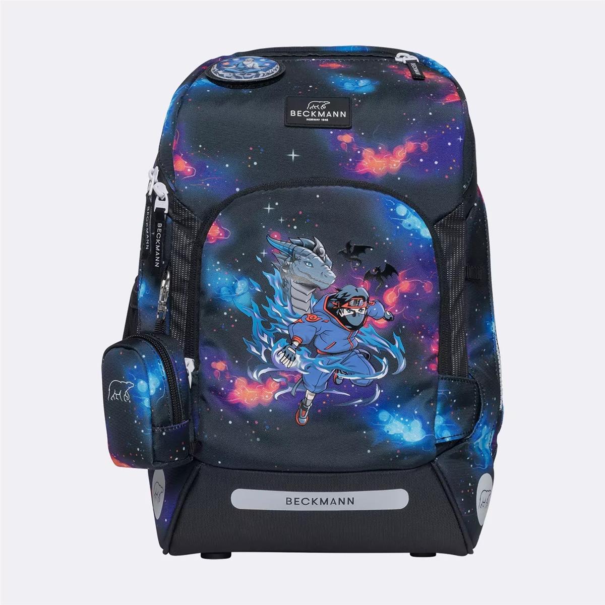 Beckmann Schulrucksack-Set Active Air FLX 6-teilig Ninja Elements