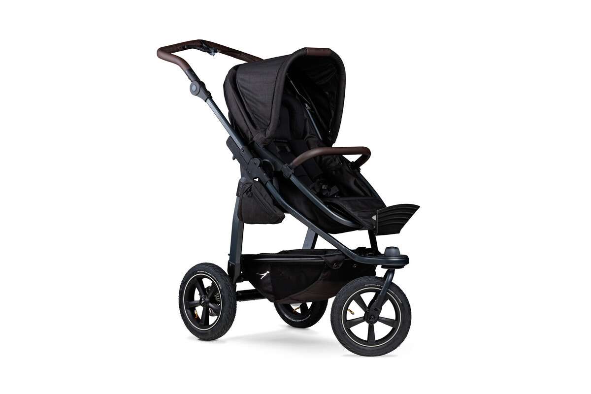 tfk mono3 - Kombi Kinderwagen mit Luftrad-Set schwarz