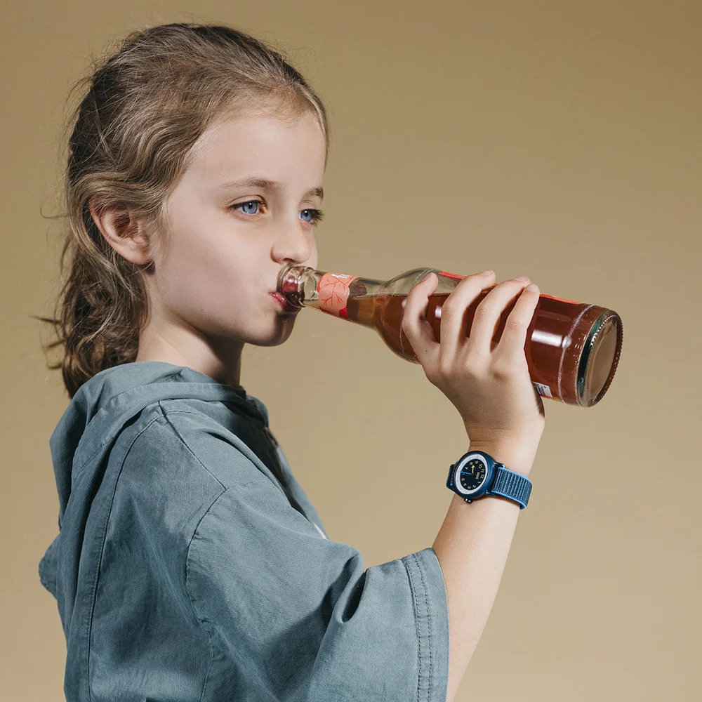 KWIO Tikk Armbanduhr für Kinder Moon Dunkelblau