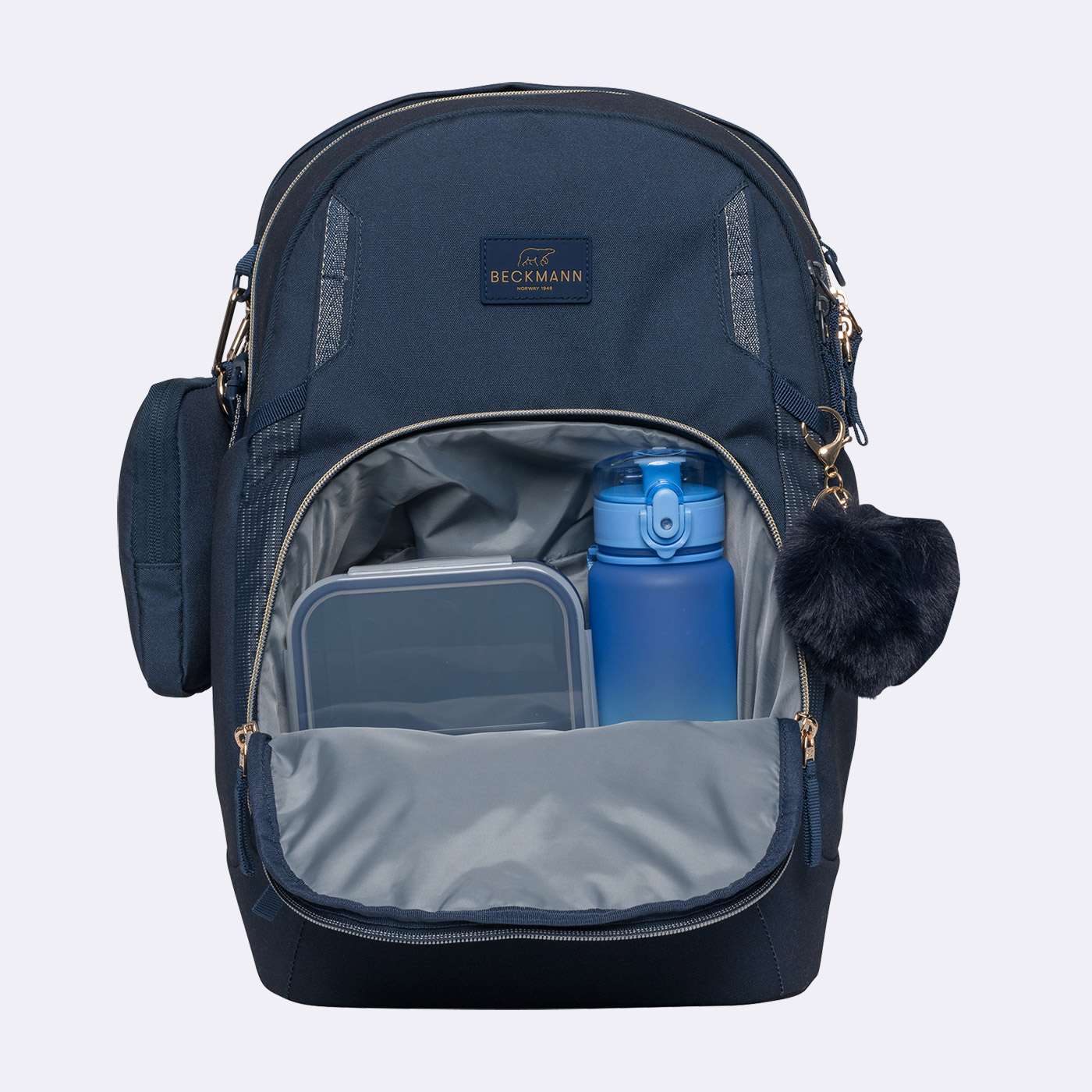 Beckmann Sport Air Schulrucksack Blue Gold Beckmann Sport Air Schulrucksack Blue Gold