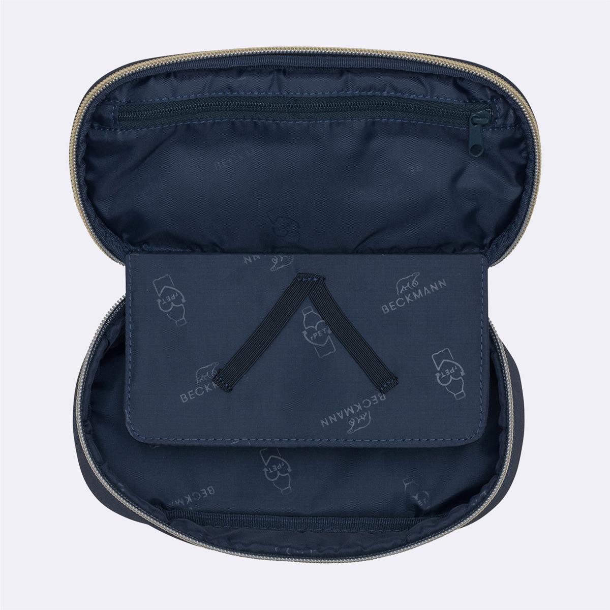 Beckmann Ovales Schlamperetui Sport Junior Blue Gold