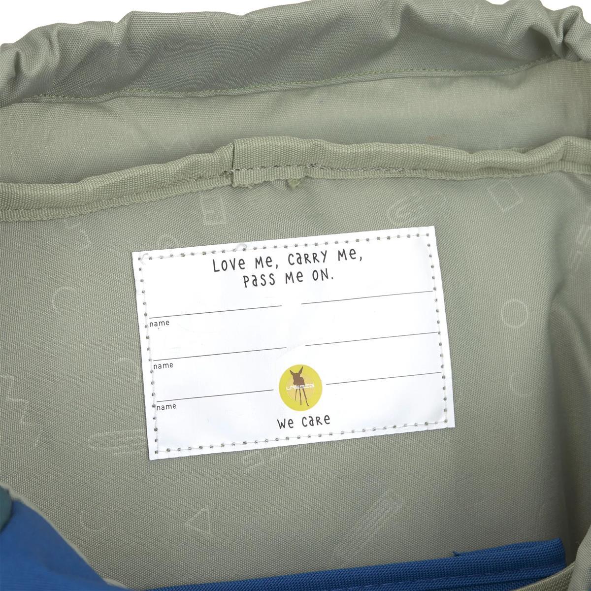 Lässig Wanderrucksack Kinder 14 L - Unique Blau Grün