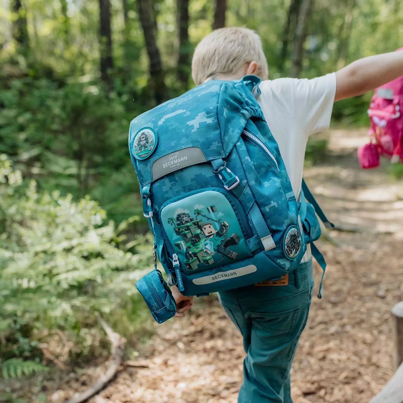 Beckmann Schulrucksack-Set Active Air FLX 6-teilig Jungle Game