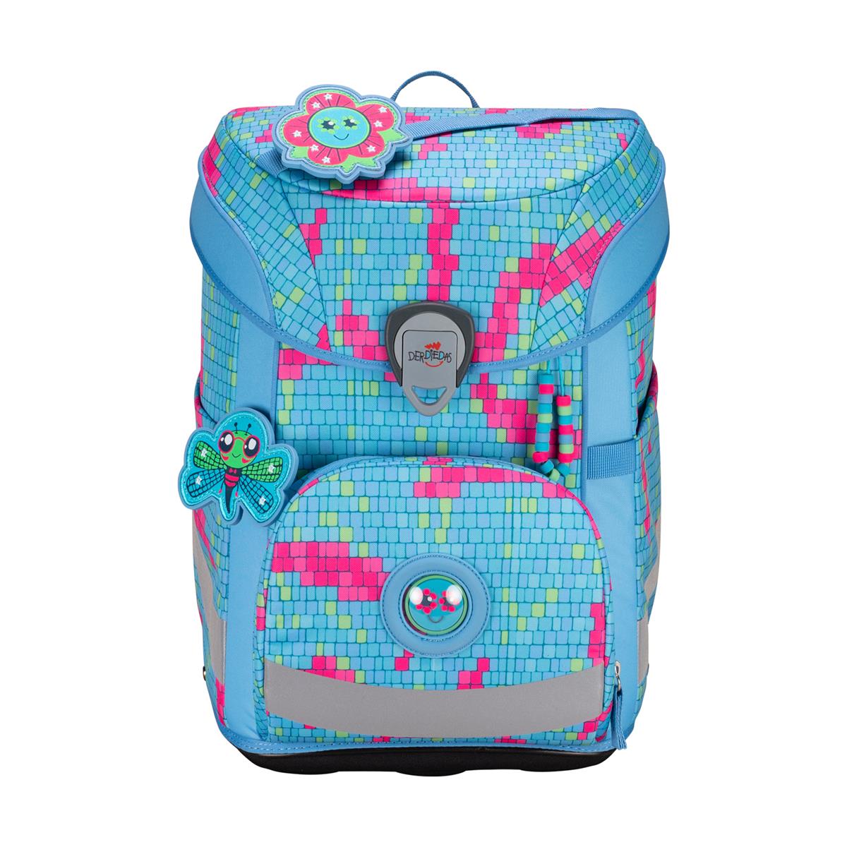 Der Die Das Schulranzen-Set Ergoflex Easy 2025 tlg. Happy Pixel