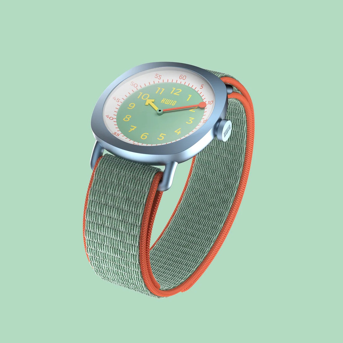 KWIO Tikk Armbanduhr für Kinder Dragon Seegrün