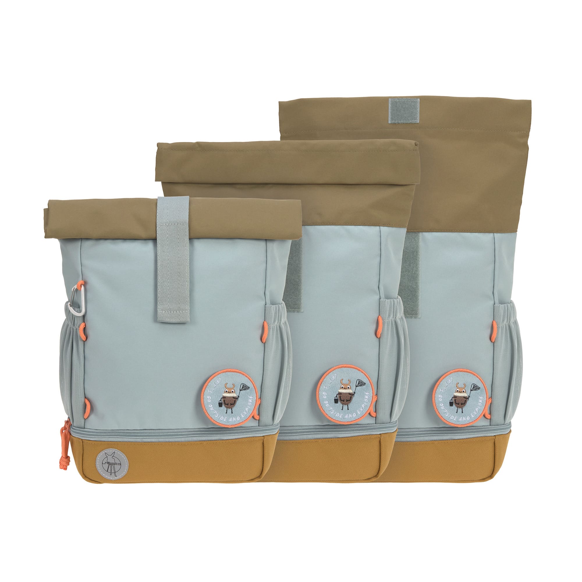 Lässig Kindergartenrucksack Rolltop Nature- Hellblau Lässig Kindergartenrucksack Rolltop Nature- Hellblau