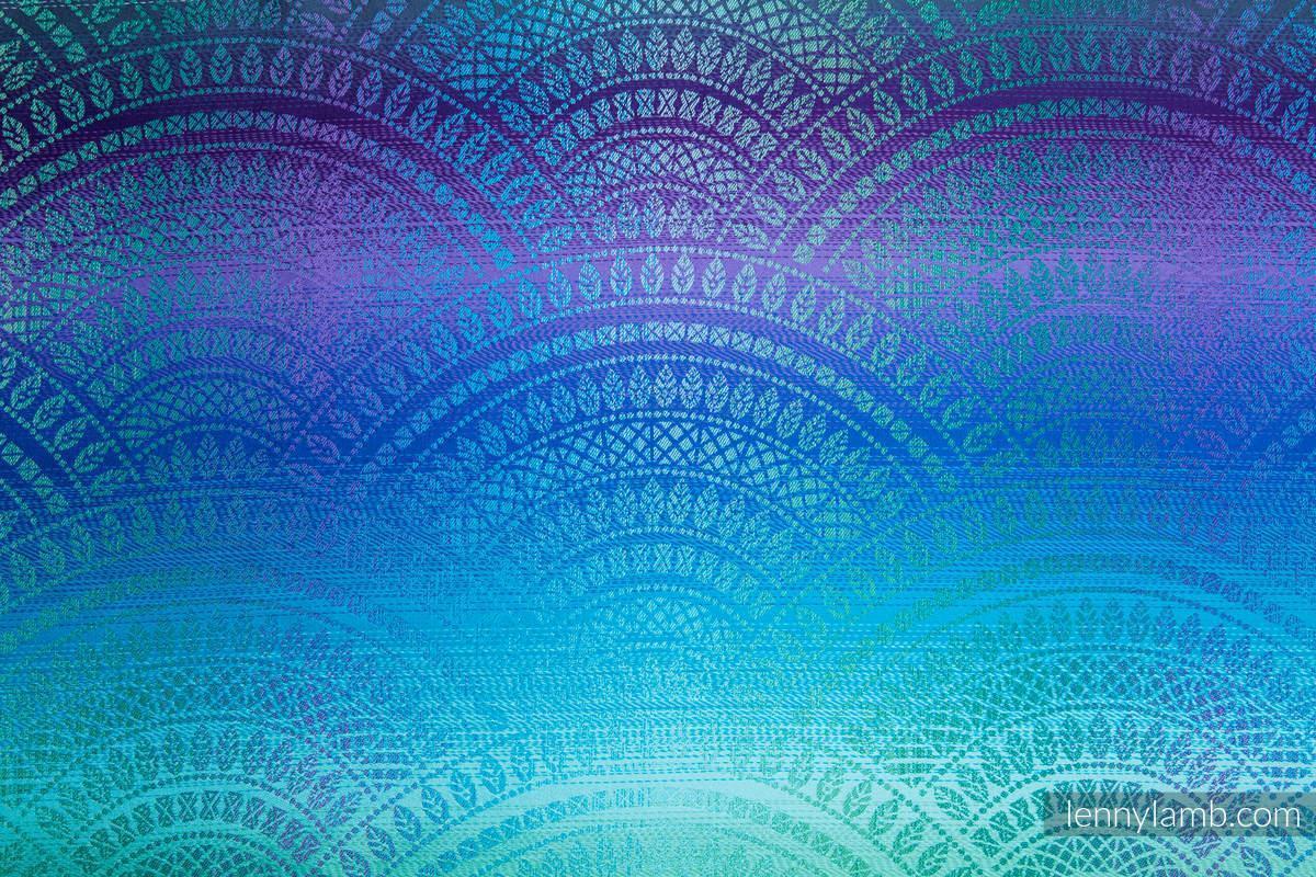 LennyLamb Asymmetrischer Tragepullover Gr. M Grau Melange mit Peacock's Tail Fantas LennyLamb Asymmetrischer Tragepullover Gr. M Grau Melange mit Peacock's Tail Fantas