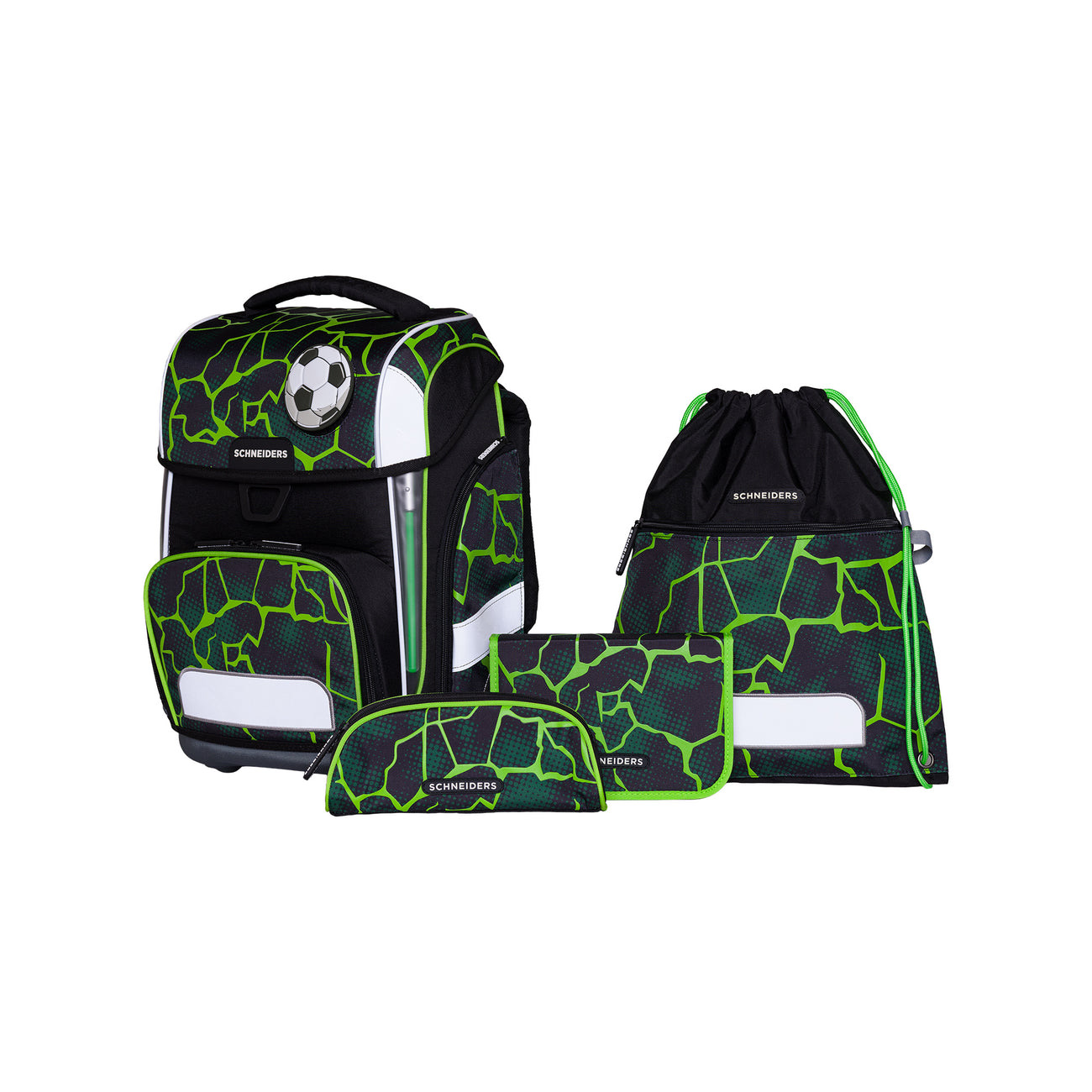Schneiders Ergolite Schulranzen-Set 9-tlg. Crash