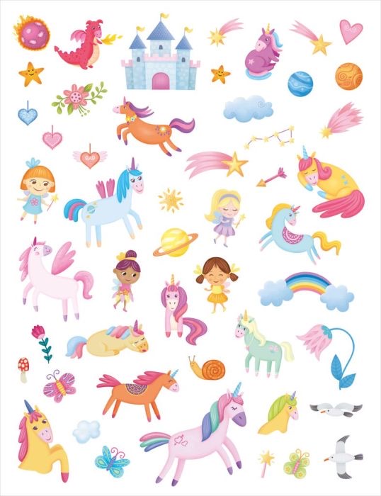 moses Mein magisches Rubbelsticker-Buch Einhörner