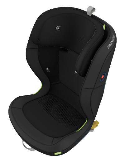 SWANDOO Charlie i-Size Chia Black SWANDOO Charlie i-Size Chia Black