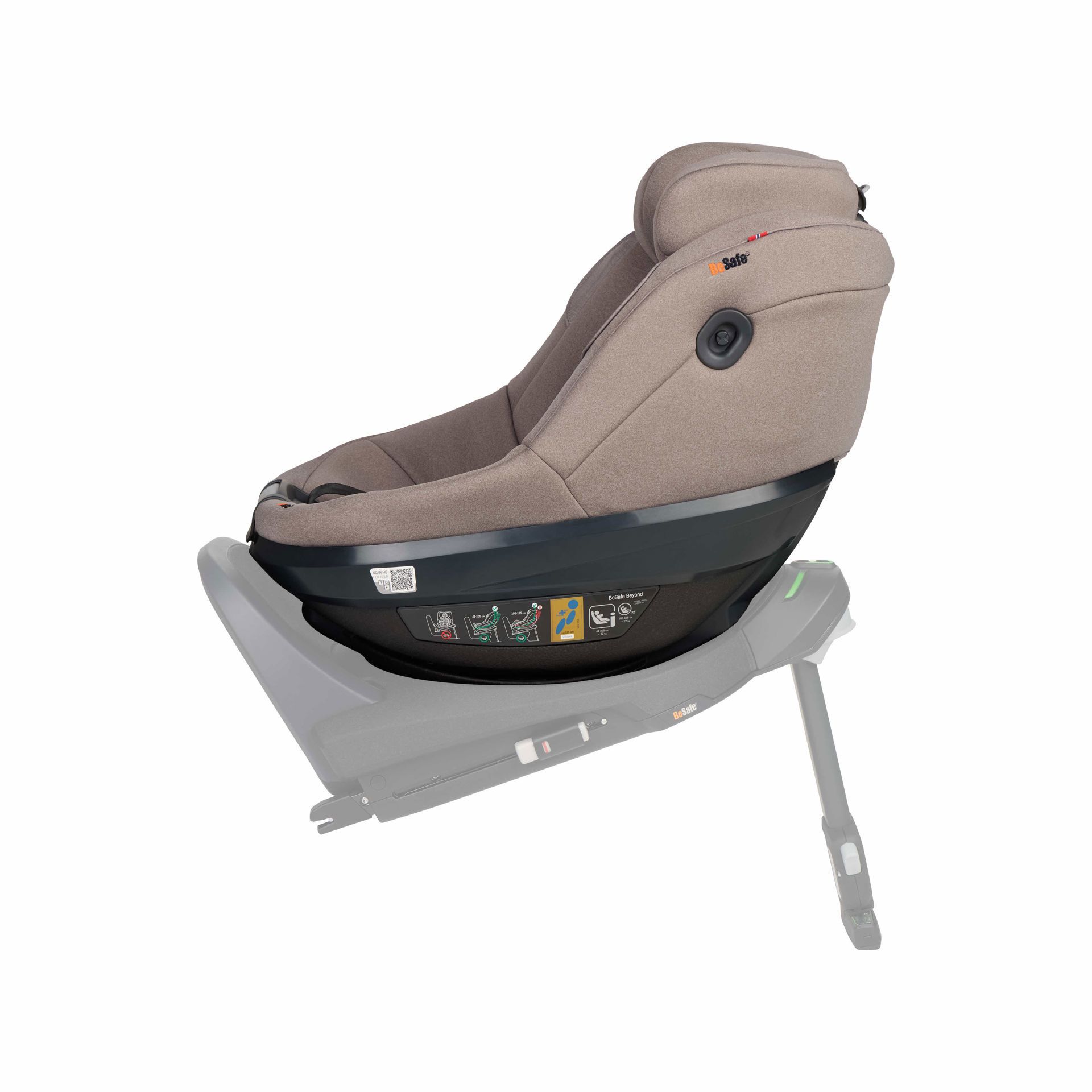 BeSafe Beyond2 180 Reboarder Dark Sand SoftBreeze