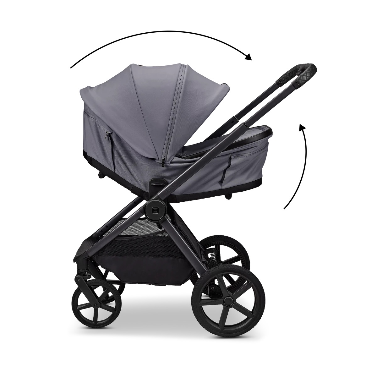 Moon GIO 2.0 Fold Kinderwagen-Set greige Moon GIO 2.0 Fold Kinderwagen-Set cognac