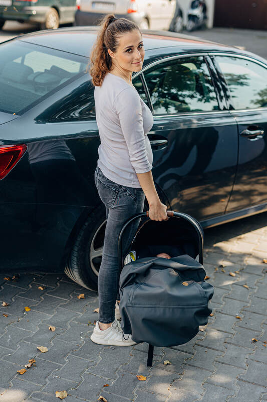 Lenny Lamb Babytragecover für Tragehilfe/Tragetuch - Softshell schwarz Lenny Lamb Babytragecover für Tragehilfe/Tragetuch - Softshell schwarz