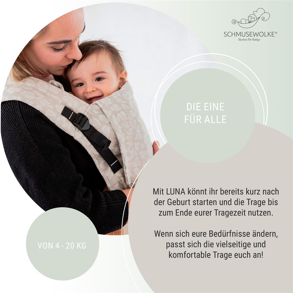 Schmusewolke Luna Halfbuckle (56 – 98 cm / 20 kg) Meow Schmusewolke Luna Halfbuckle (56 – 98 cm / 20 kg) Meow