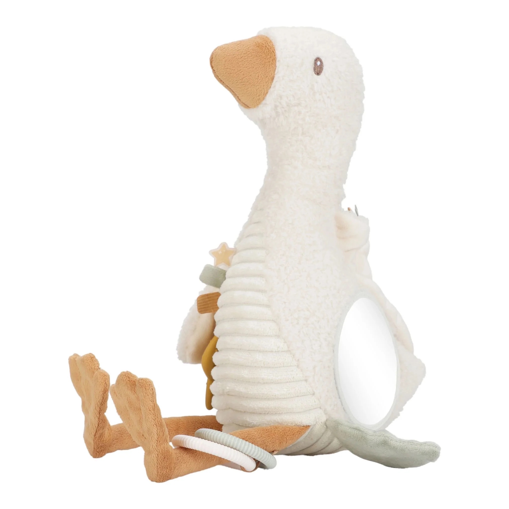 Little Dutch Aktivitäten-Kuscheltier Gans Weiß - Kleine Gans