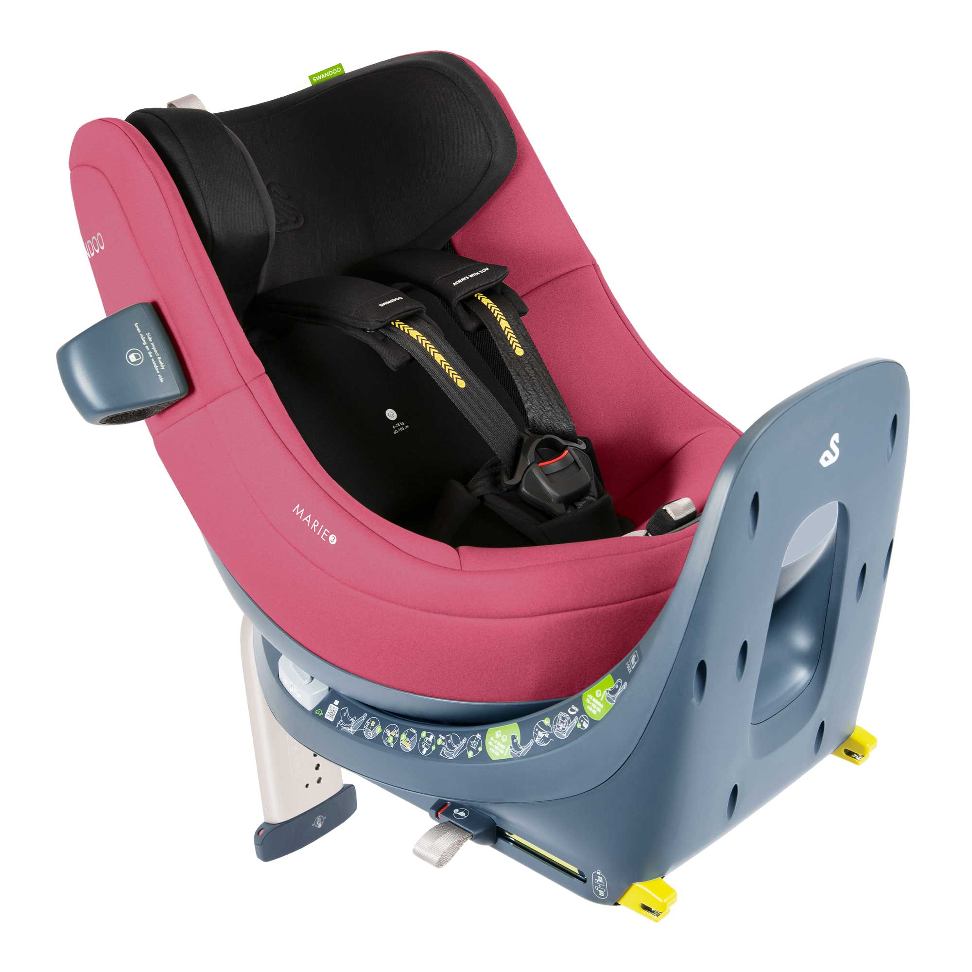 SWANDOO MARIE 5.0 i-Size Reboarder (40 – 105 cm/ 0 – 18 kg) 0+/1 Forest Fruits SWANDOO MARIE 5.0 i-Size Reboarder (40 – 105 cm/ 0 – 18 kg) 0+/1 Forest Fruits