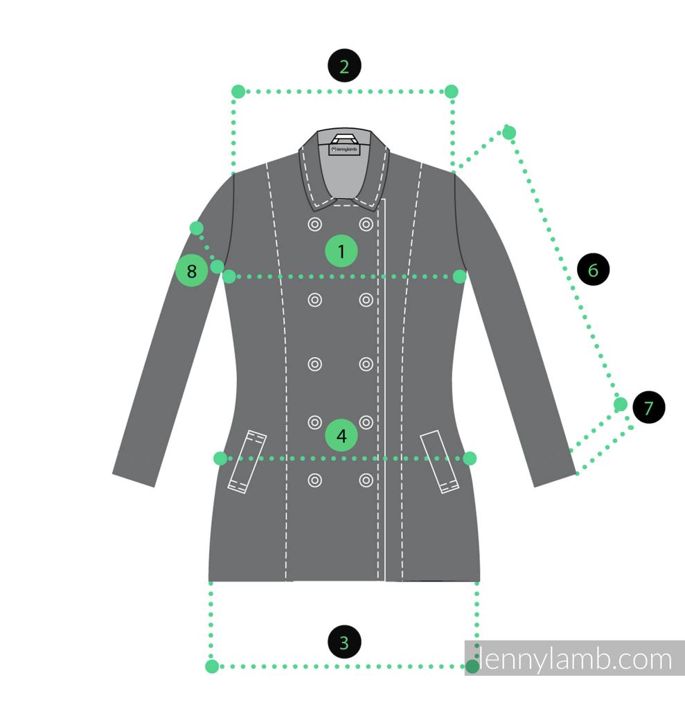 Lenny Lamb Tragejacke Trenchcoat - S (36) - schwarz Lenny Lamb Tragejacke Trenchcoat - S (36) - schwarz