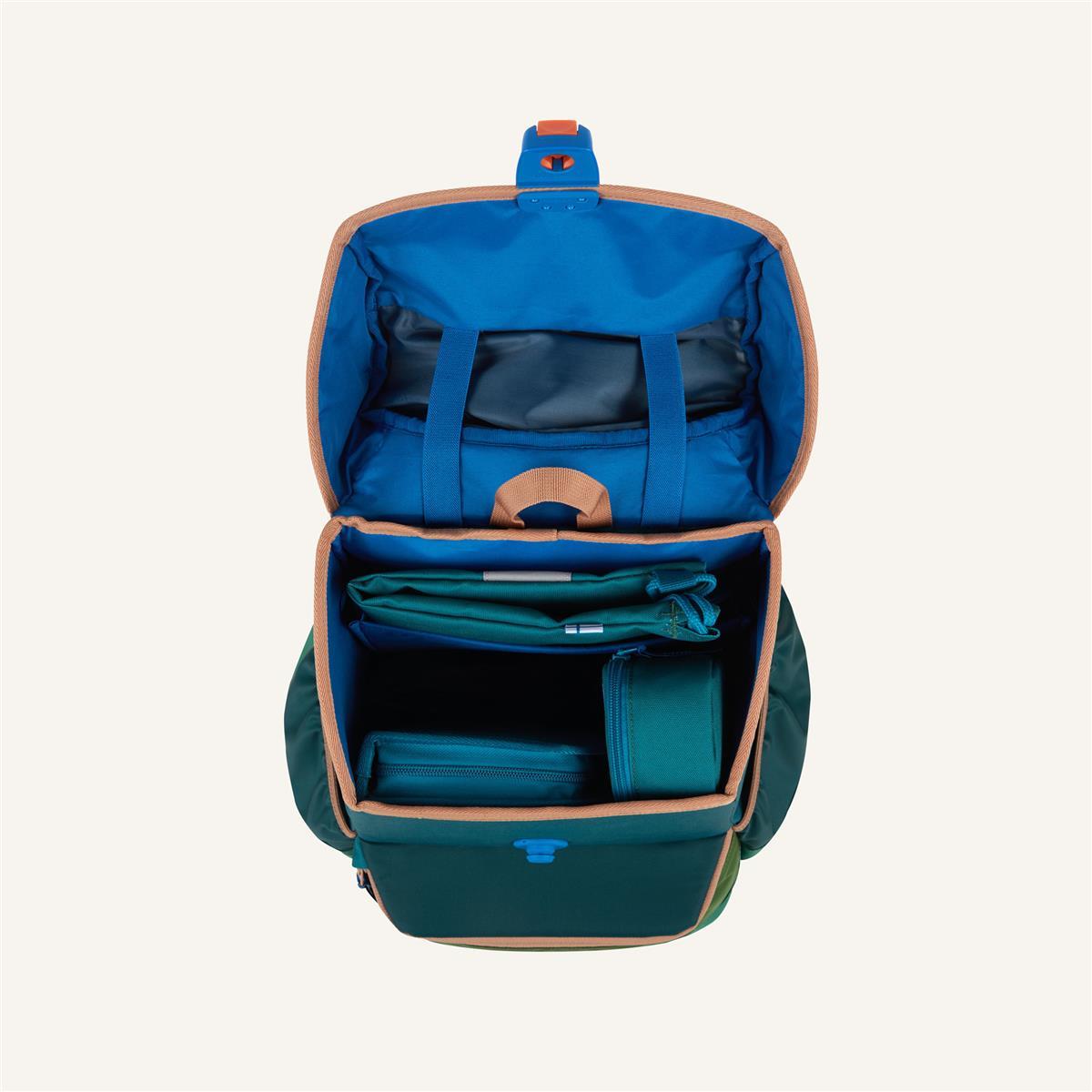 Finkid BUDDY EKO SPORT Schulranzen Set jungle mix