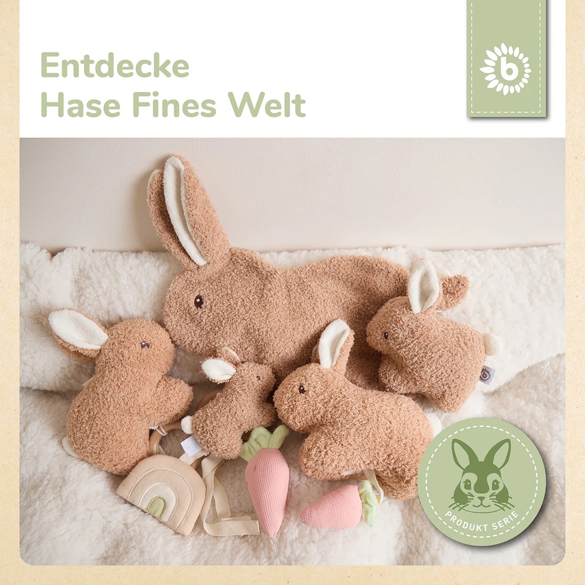 bieco ACTIVITY Spielzeug Hase Fine caramel bieco ACTIVITY Spielzeug Hase Fine caramel
