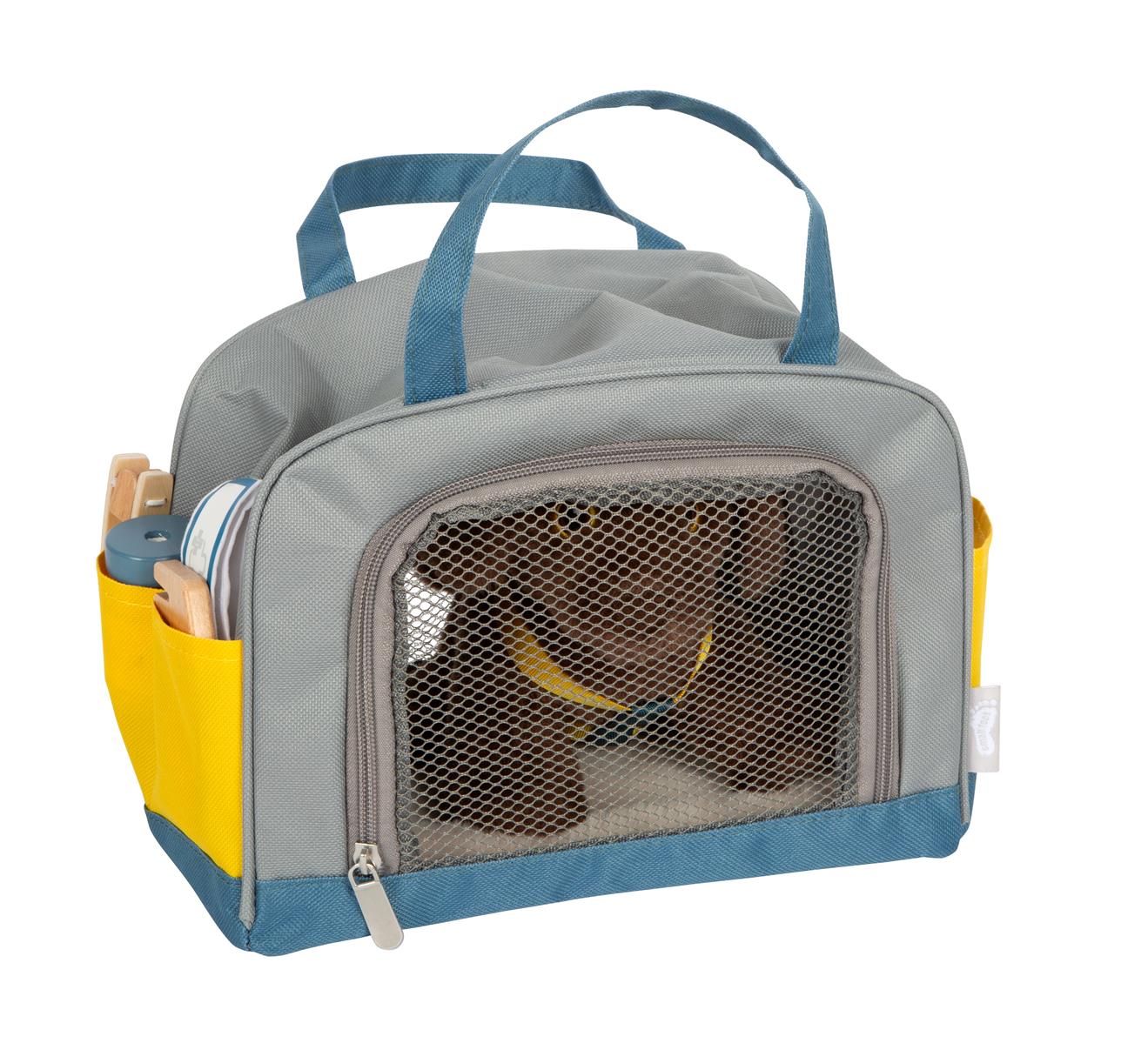 small foot Hund mit Tasche und Pflege-Set braun small foot Hund mit Tasche und Pflege-Set braun