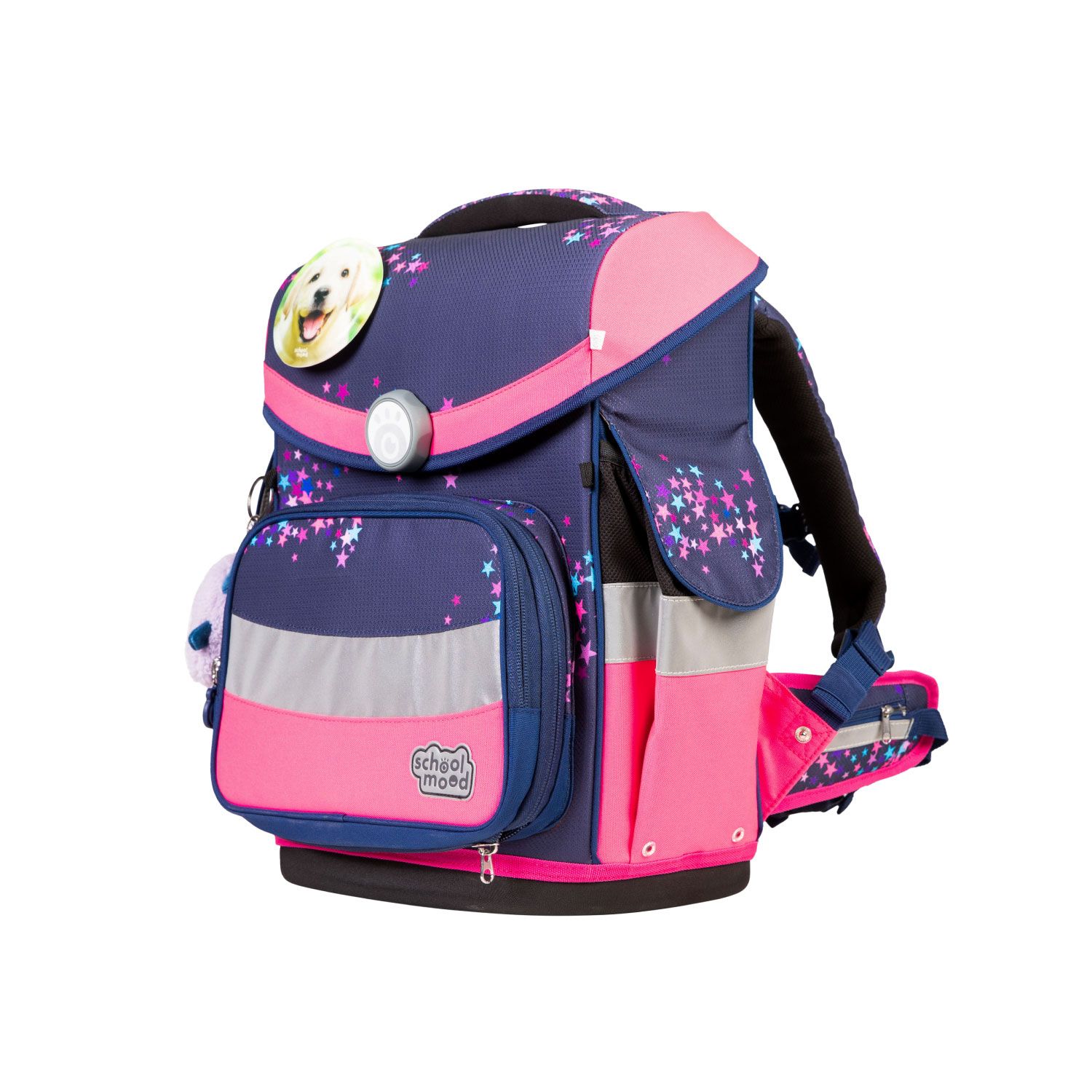 School-Mood Timeless Pro Schulranzen-Set 2025 7-tlg. Leni (Hund) School-Mood Timeless Pro Schulranzen-Set 2025 7-tlg. Leni (Hund)