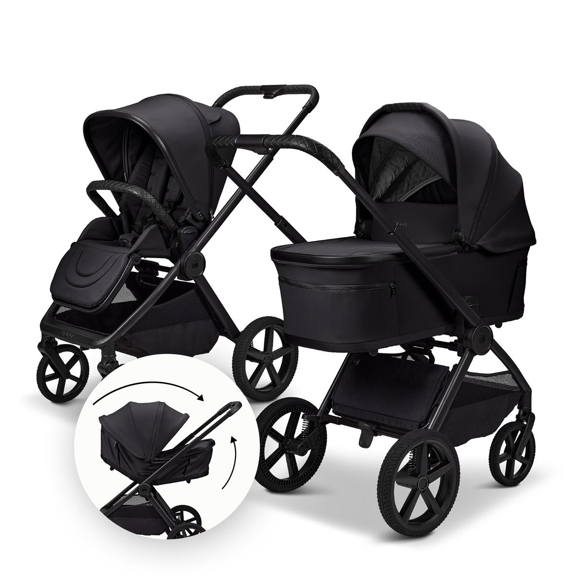 Moon GIO 2.0 Fold Kinderwagen-Set onyx Moon GIO 2.0 Fold Kinderwagen-Set onyx
