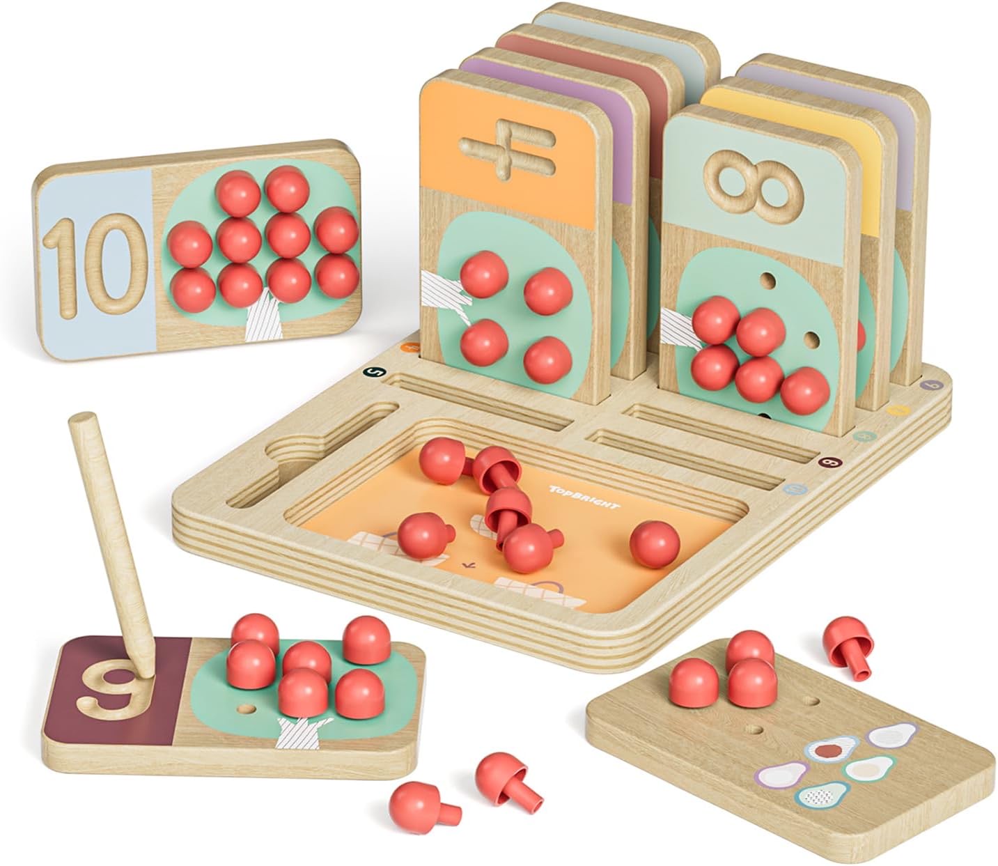 Topbright Obstbaum Zahlentrainer Topbright Obstbaum Zahlentrainer Bunt