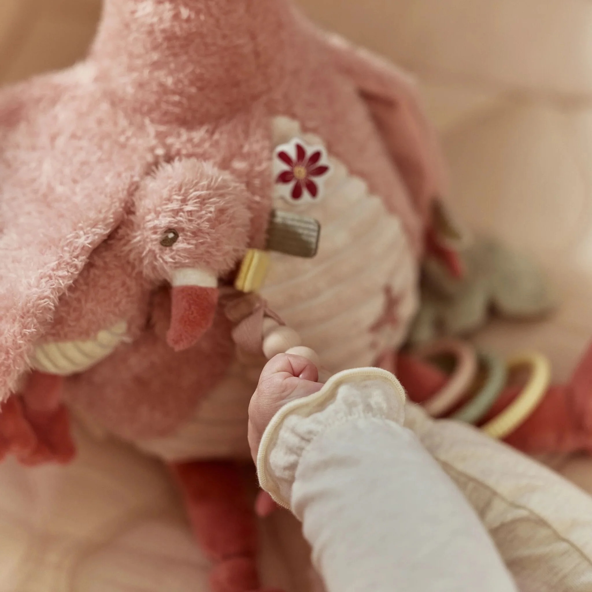 Little Dutch Aktivitätskuscheltier Flamingo Pink