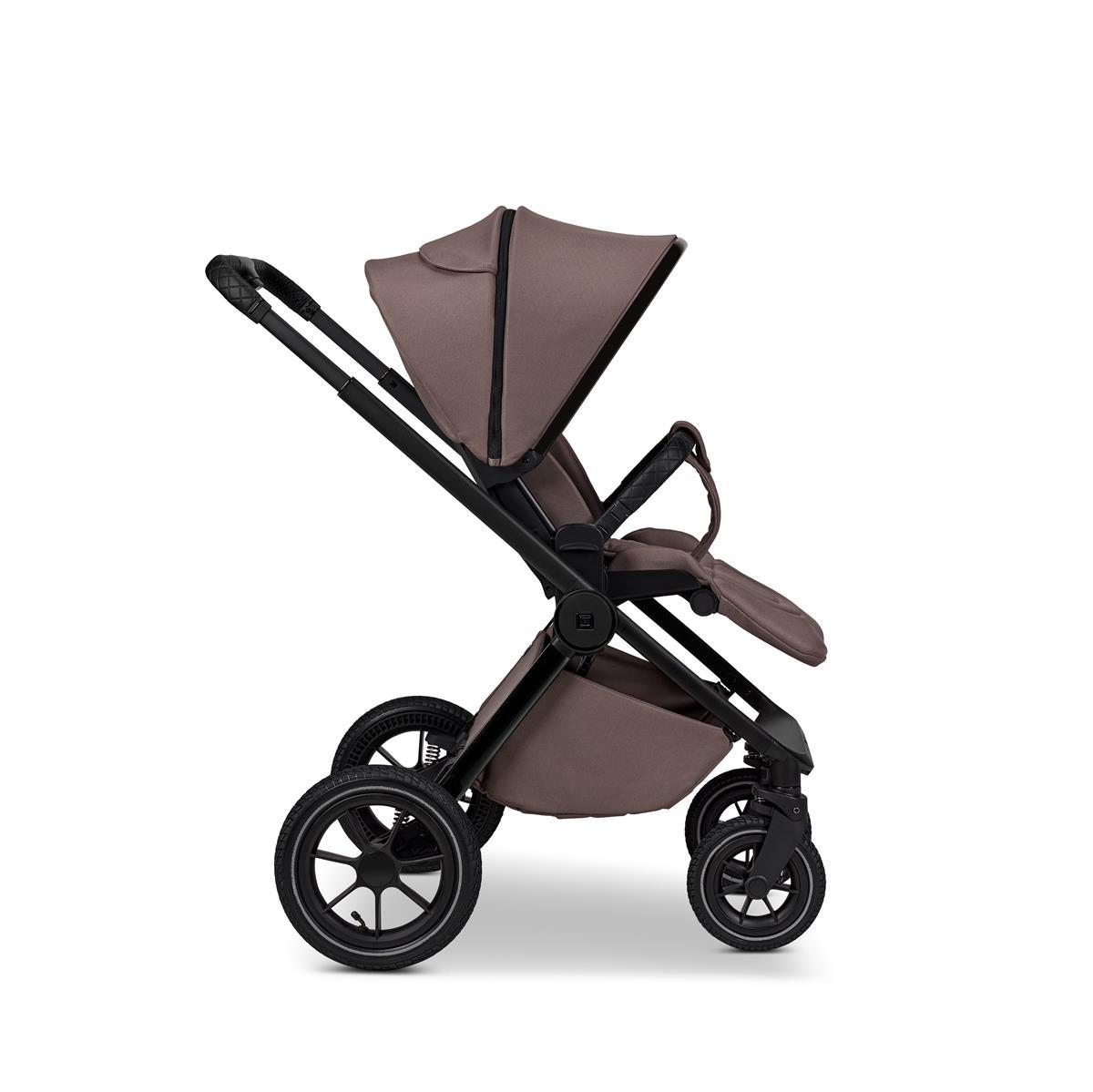 Moon GIO+ Kinderwagen-Set tonka / chrome Moon PIÙ Kinderwagen SET tonka / matt