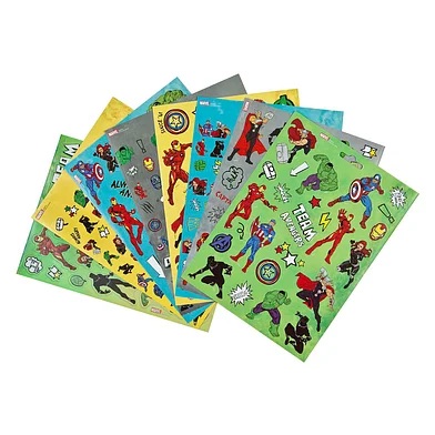 Undercover Avengers Stickerbuch mit 8 Blättern