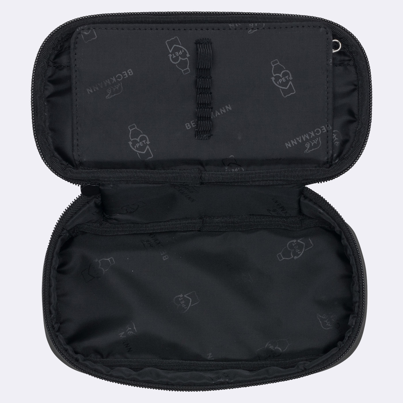 Beckmann Ovales Schlamperetui Sport Junior Black Bold Beckmann Ovales Schlamperetui Sport Junior Black Bold