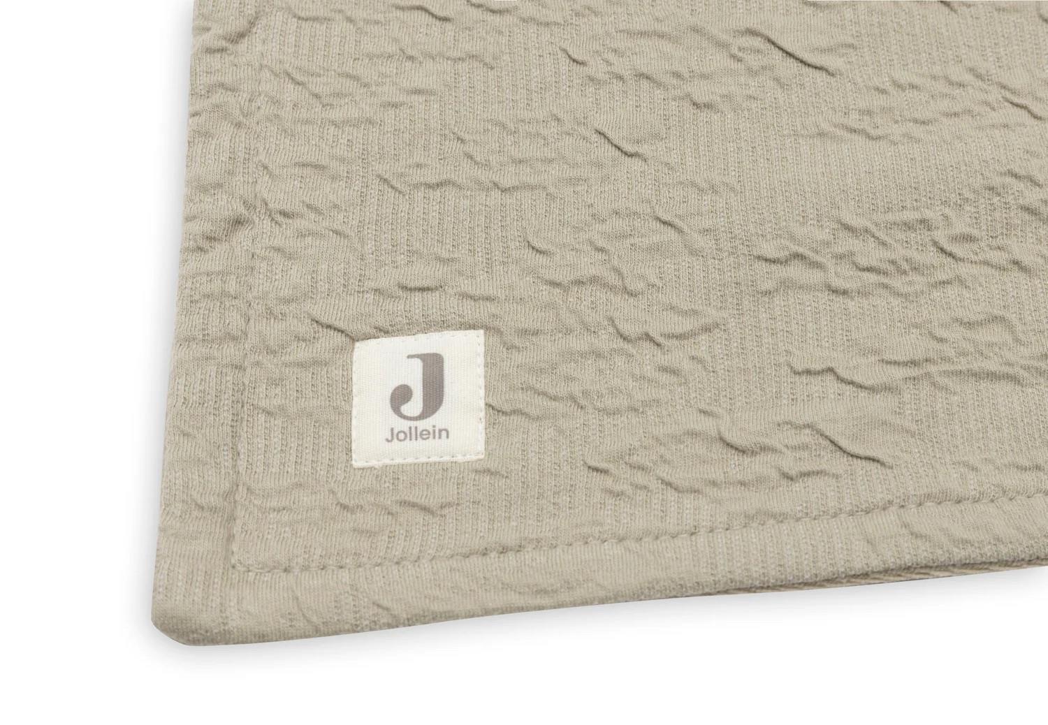 Jollein Soft Waves_516-511-67052_4_20231030.jpg Jollein Kaputzenhandtuch Soft Waves 75x75cm Olive Green