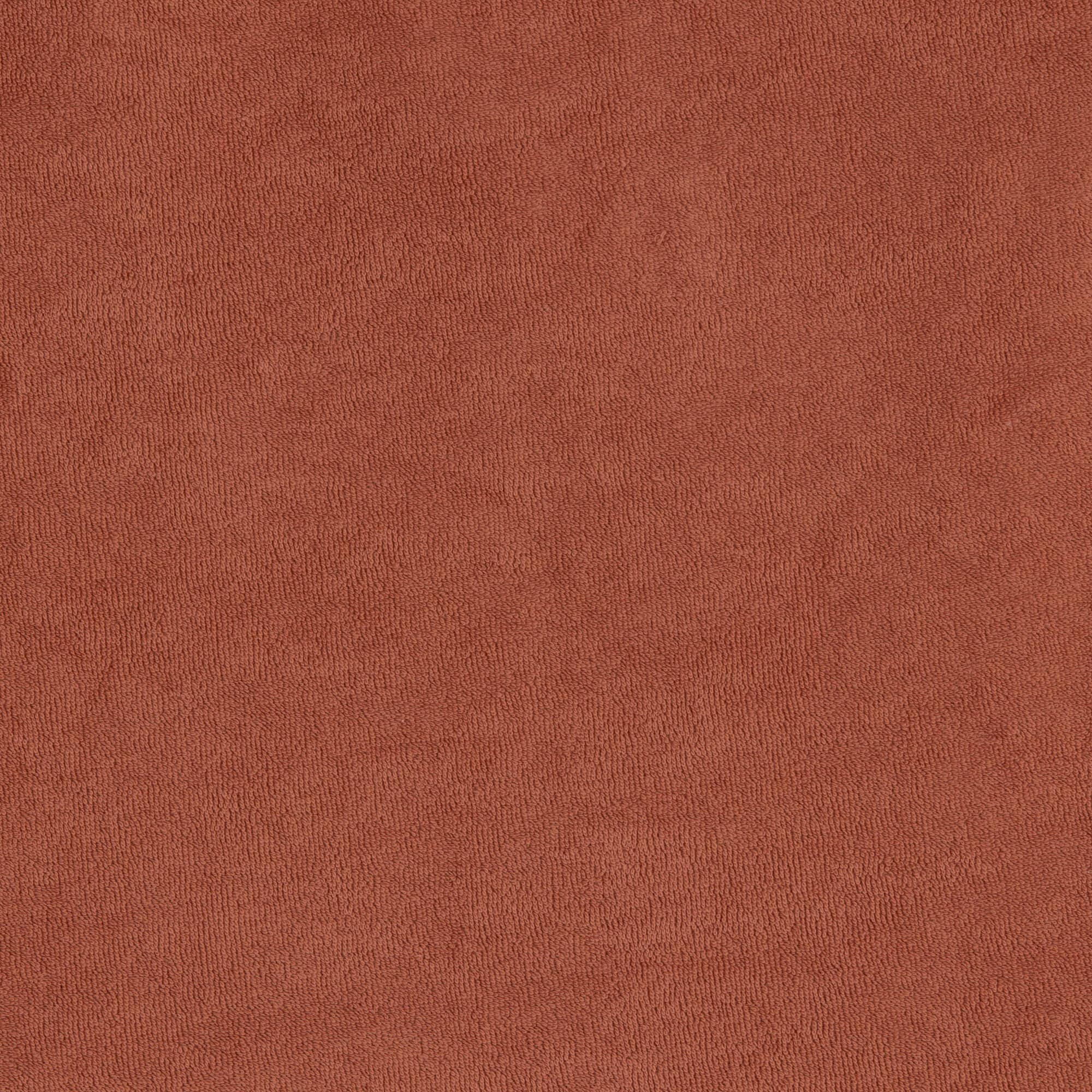 Lässig Frottee T-Shirt Kinder Rostrot 98-104