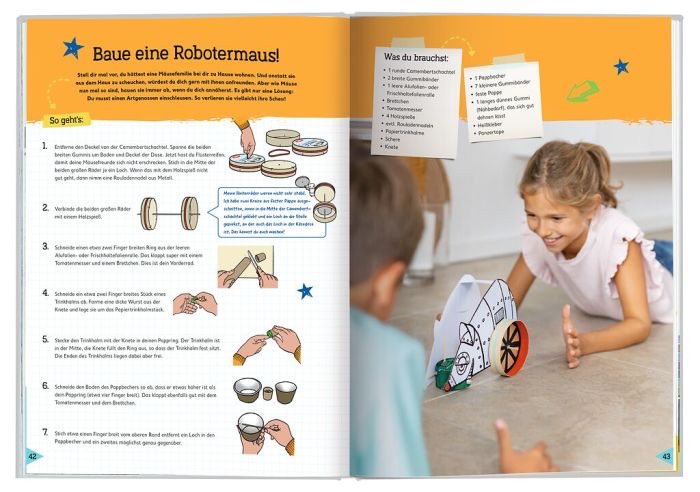 moses PhänoMINT Geniale Roboter Baue 10 coole Maschinen, die dir lästige Dinge abnehmen moses PhänoMINT Geniale Roboter Baue 10 coole Maschinen, die dir lästige Dinge abnehmen