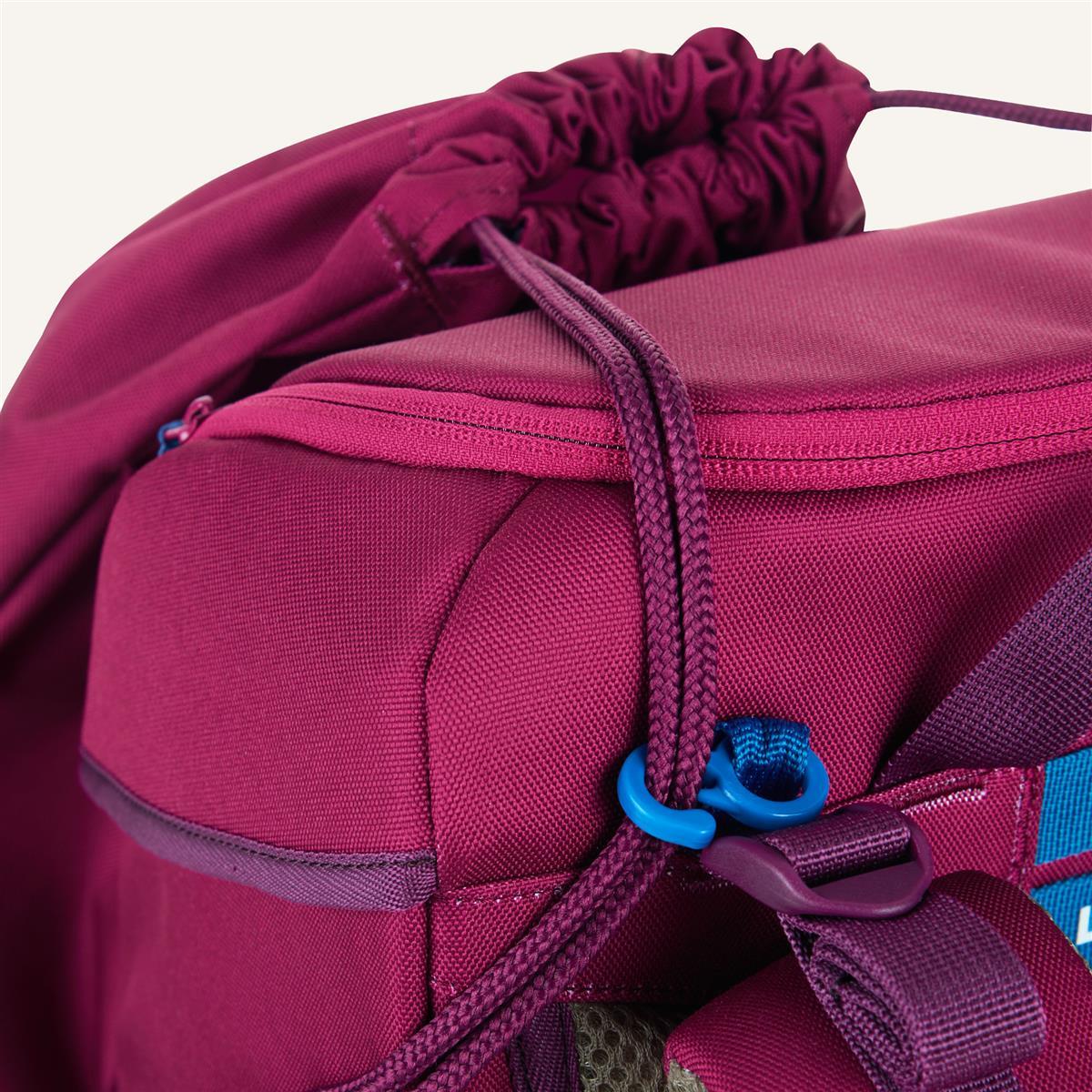 Finkid BUDDY EKO SPORT Schulranzen Set wild berry/purple