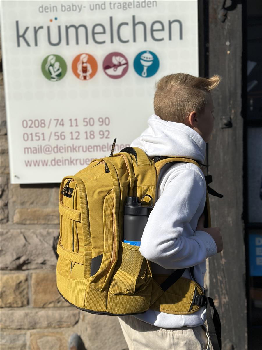 satch Pack Schulrucksack Retro Honey SET satch Pack Schulrucksack Retro Honey SET