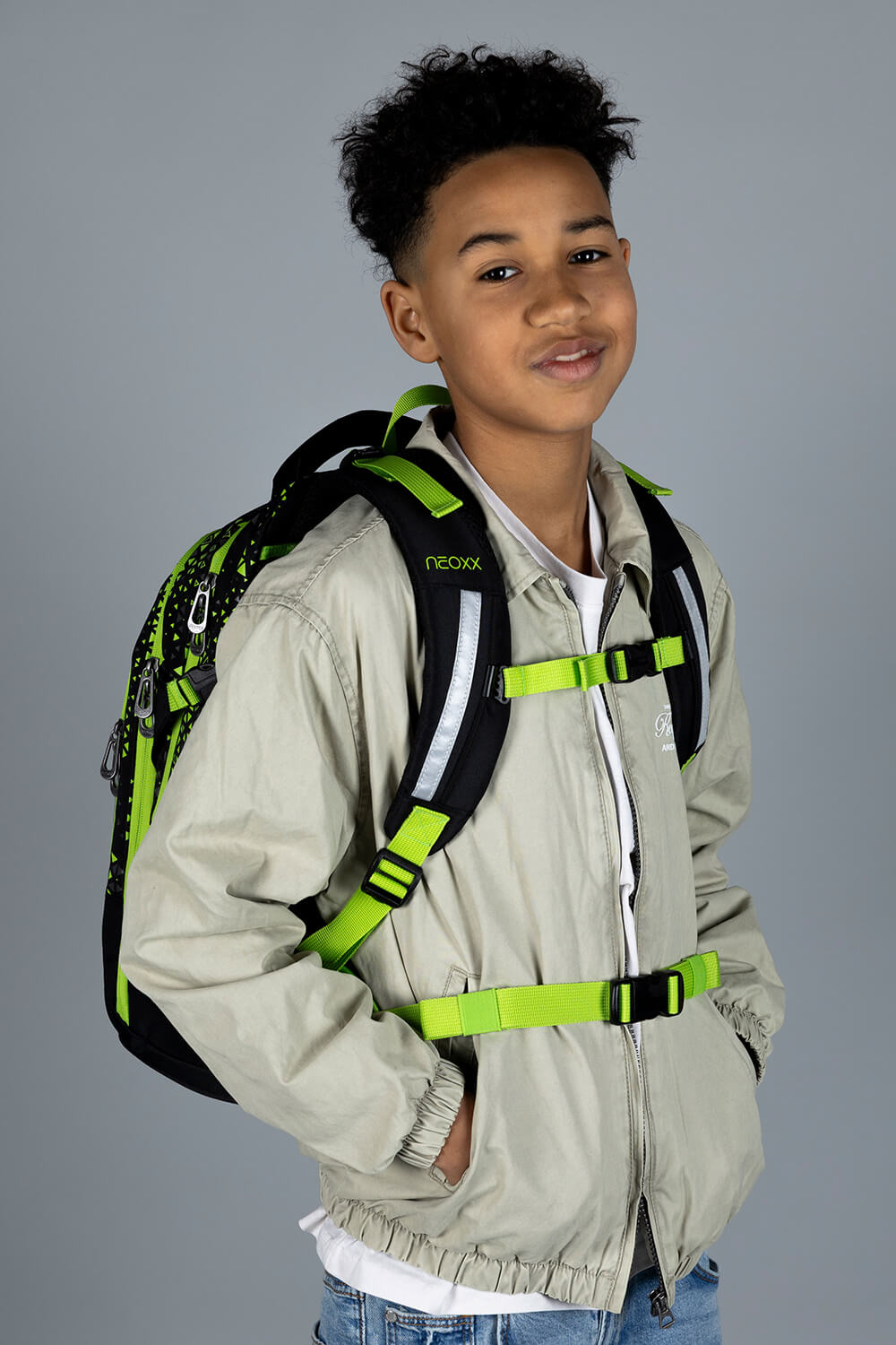 neoxx ACTIVE PRO Schulrucksack Code Breaker