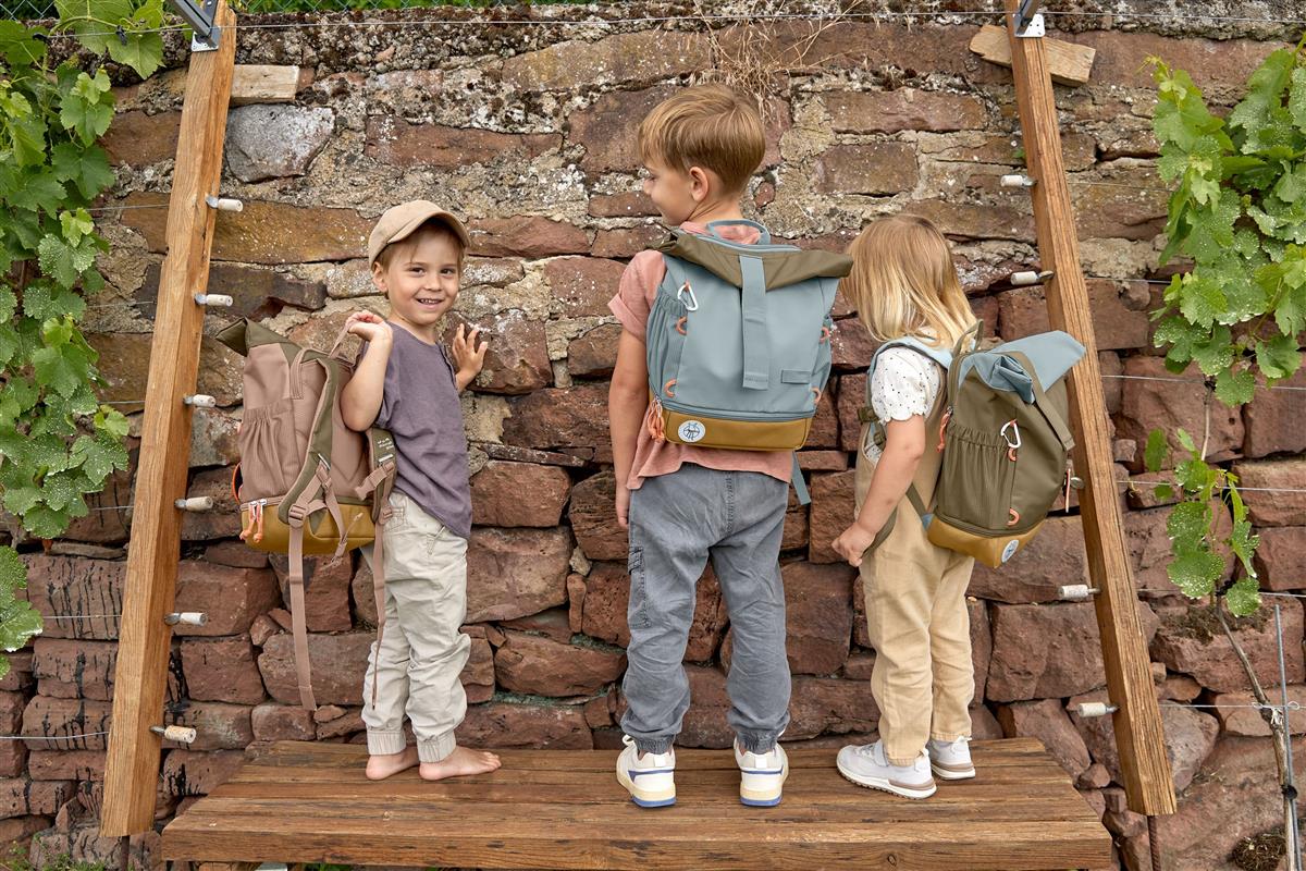 Lässig Kindergartenrucksack Rolltop Nature- Braun Lässig Kindergartenrucksack Rolltop Nature- Braun
