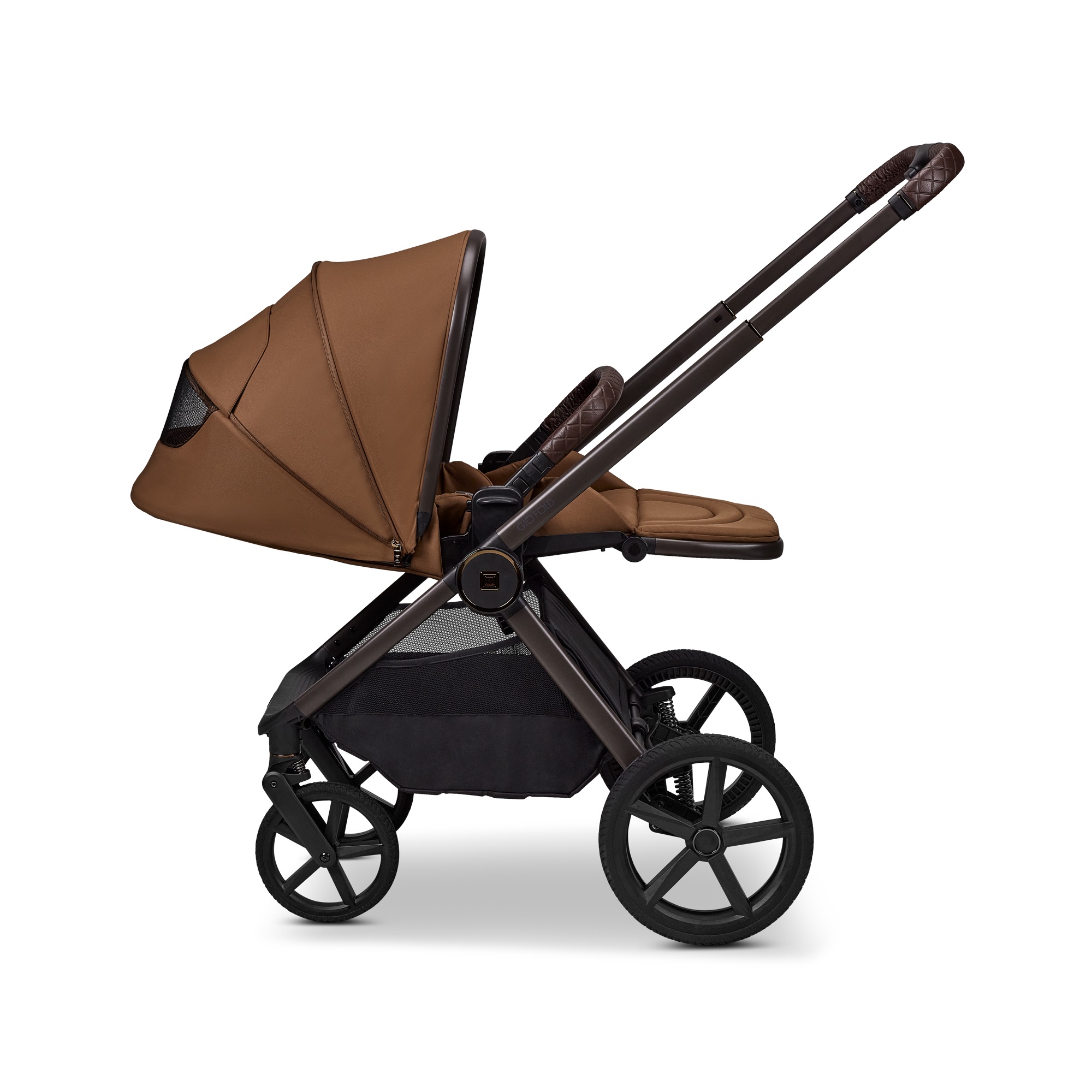 Moon GIO 2.0 Fold Kinderwagen-Set cognac