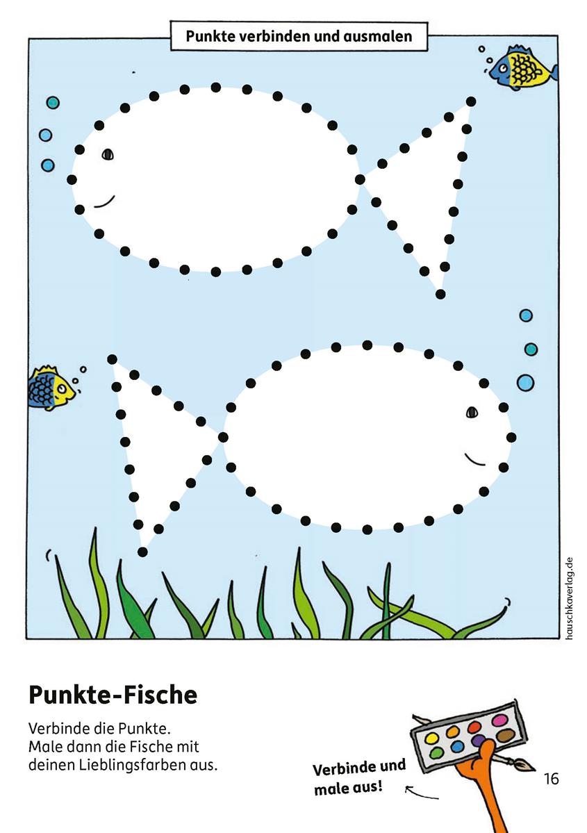 Hauschkaverlag Kindergartenblockab 3 Jahre Konzentration, Logik, Feinmotorik