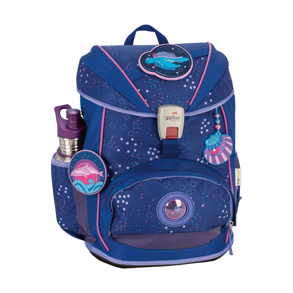 Der Die Das Schulranzen-Set Ergoflex 2025 5 tlg. Deep Ocean Der Die Das Schulranzen-Set Ergoflex 2025 5 tlg. Deep Ocean
