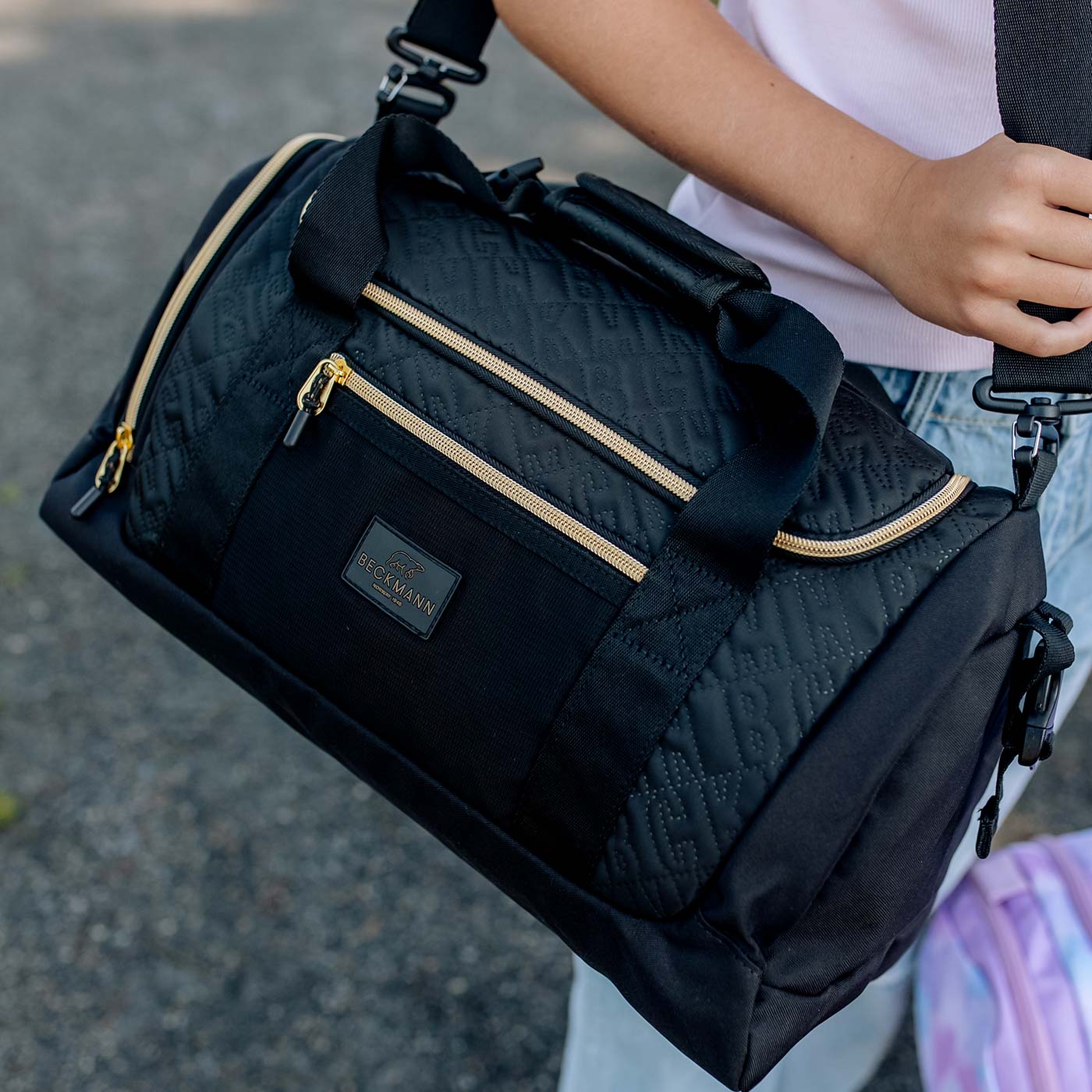 Beckmann Sporttasche Duffelbag Sport Black/Gold