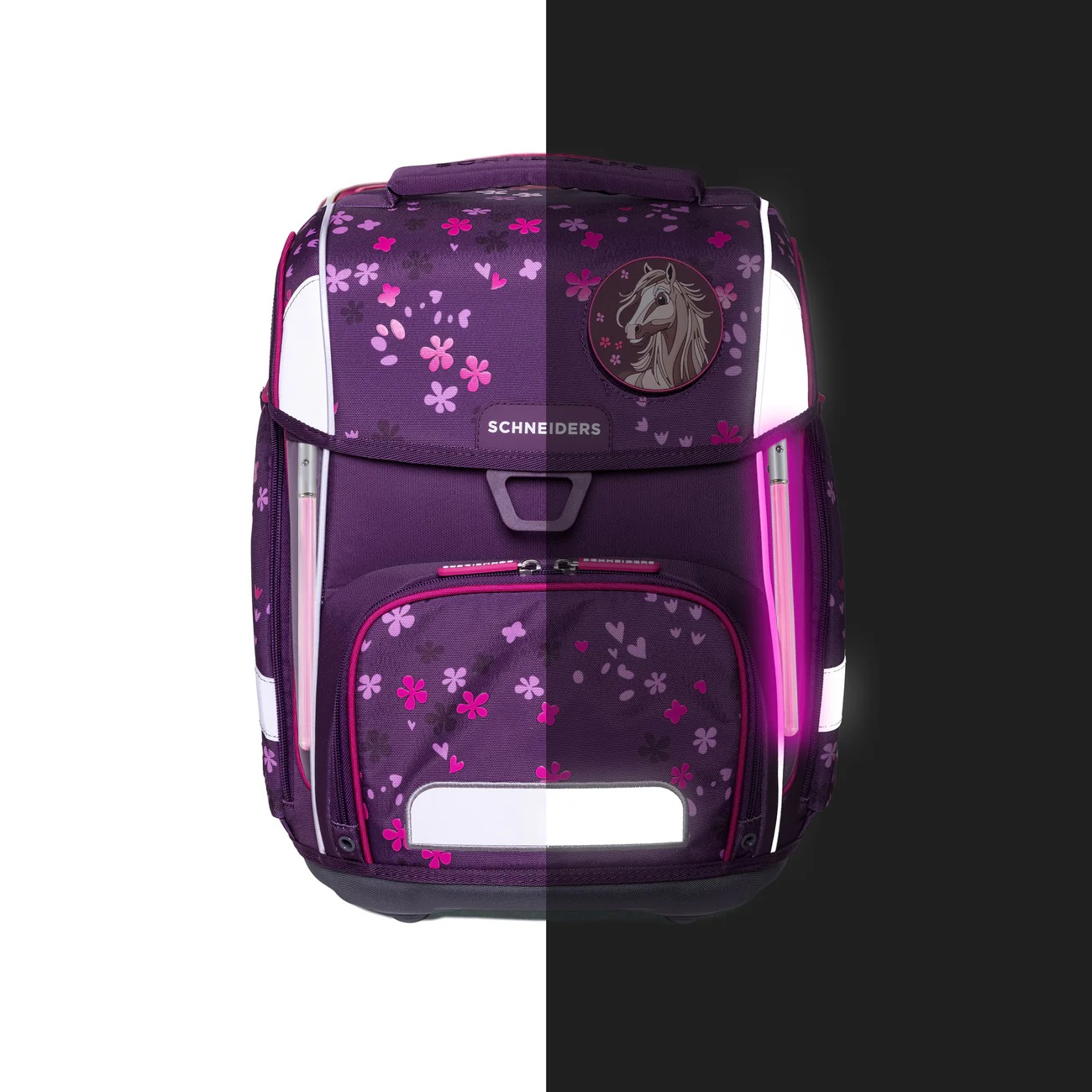 Schneiders Ergolite Schulranzen-Set 9-tlg. Berry Blossom Schneiders Ergolite Schulranzen-Set 9-tlg. Berry Blossom