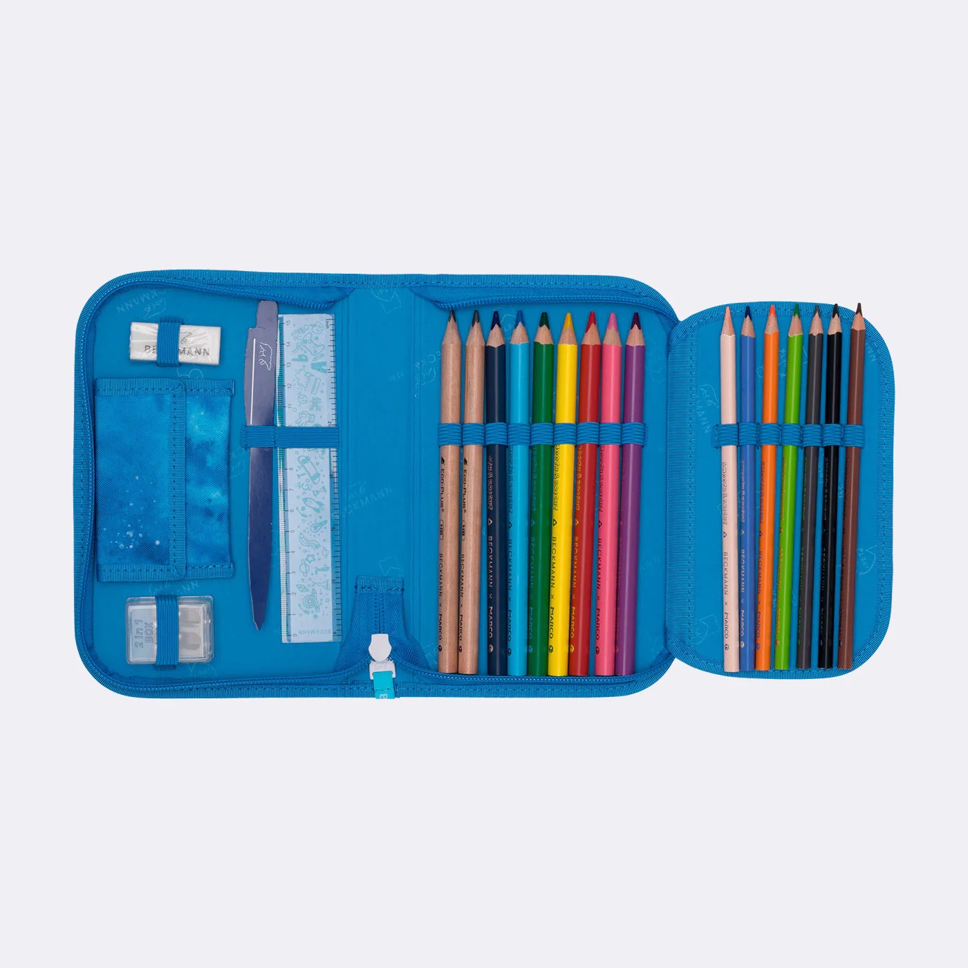 Beckmann Schulrucksack-Set Active Air FLX 6-teilig Ocean Beckmann Schulrucksack-Set Active Air FLX 6-teilig Ocean