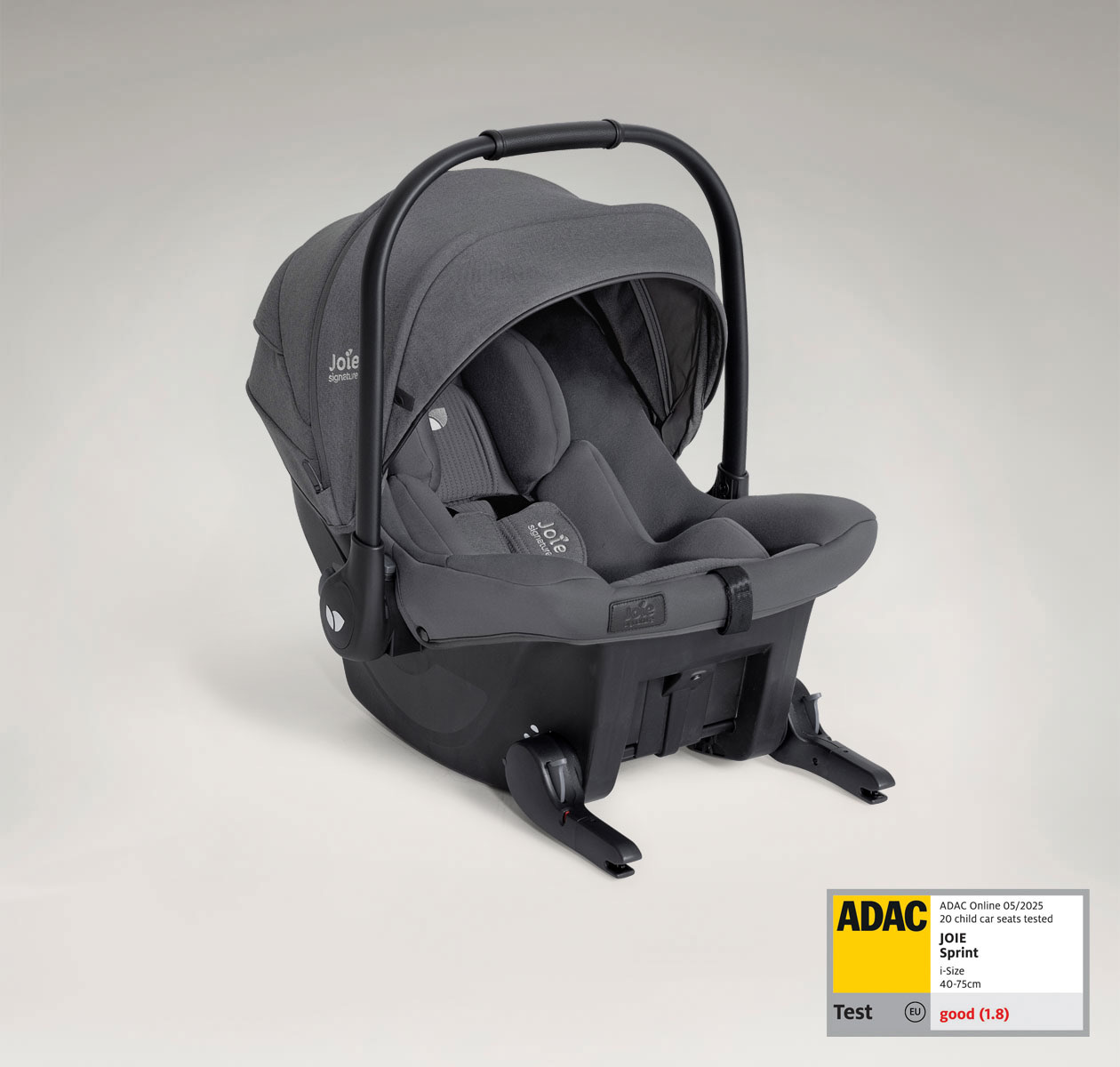 Joie Signature Sprint Babyschalen (40 – 75 cm/ 0 – 13 kg) Ebony