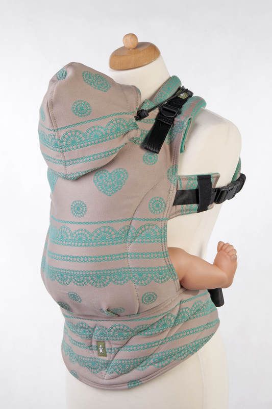 Lenny Lamb Tragehilfe Toddlersize Pistachio Lace Reverse (creme / grün) Lenny Lamb Tragehilfe Toddlersize Pistachio Lace Reverse (creme / grün)