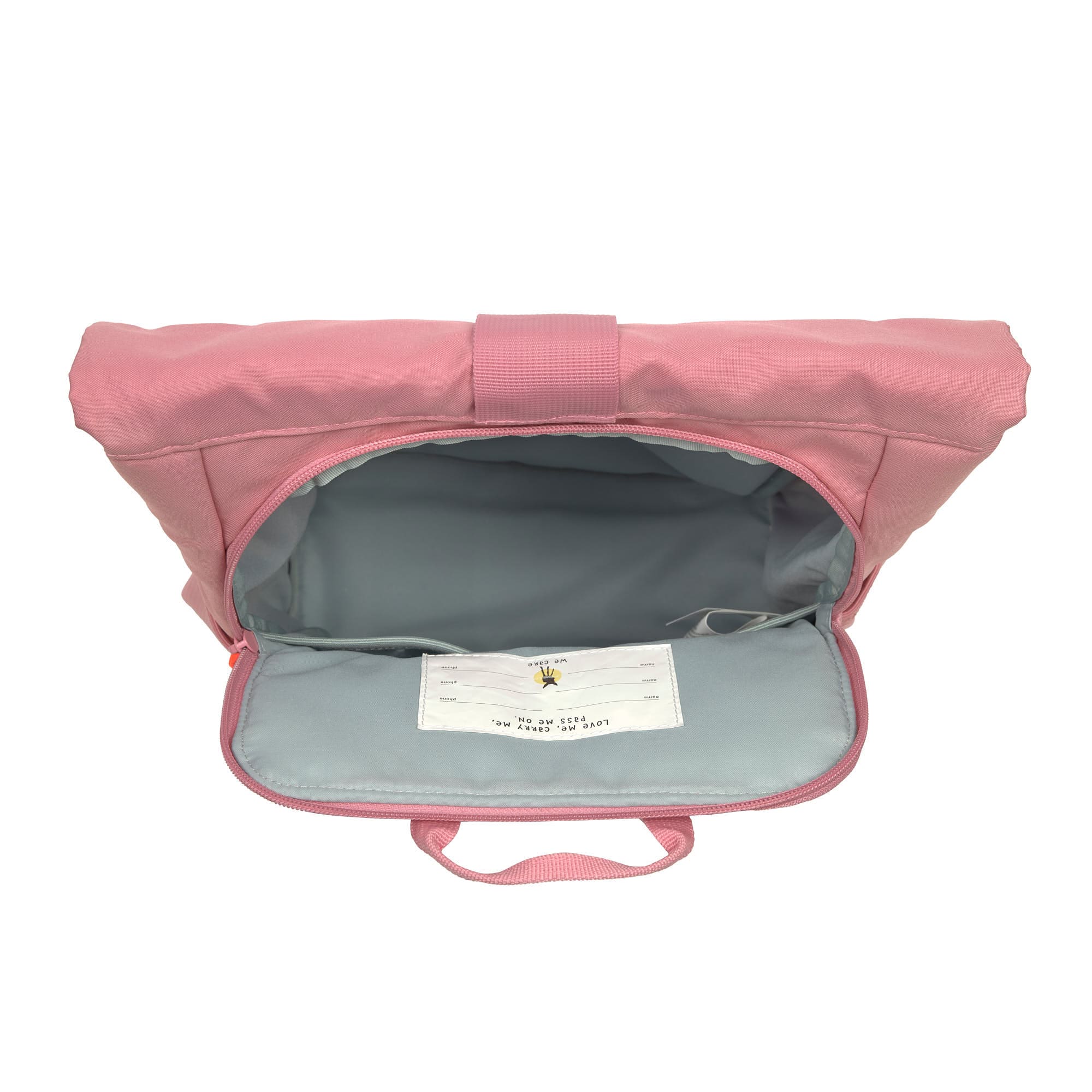 Lässig Kinderrucksack Rolltop Pink