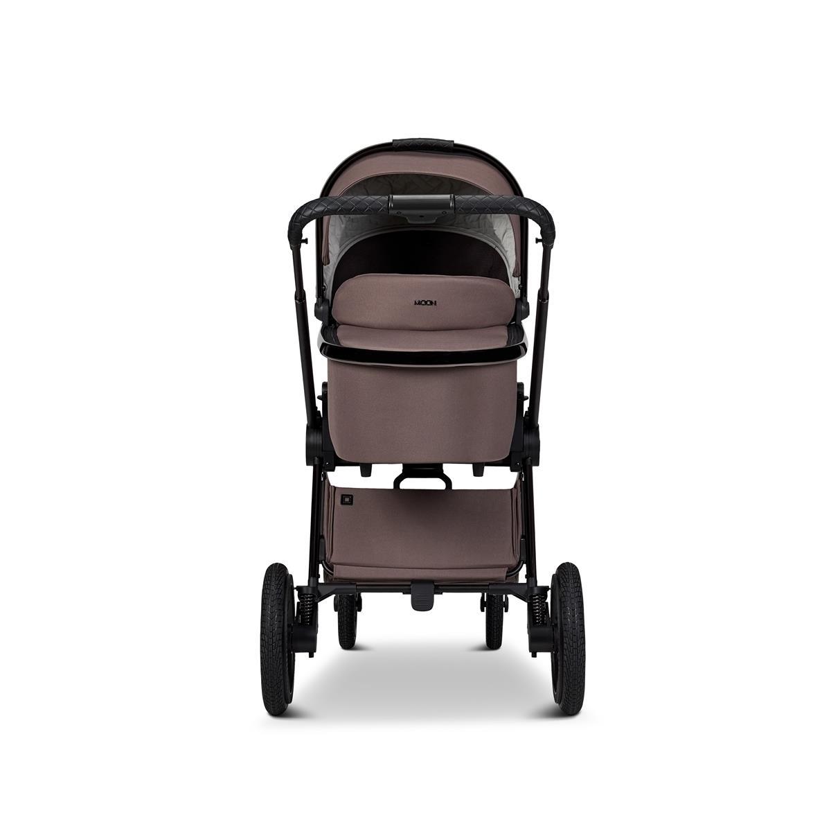 Moon GIO+ Kinderwagen-Set tonka / chrome Moon PIÙ Kinderwagen SET tonka / matt